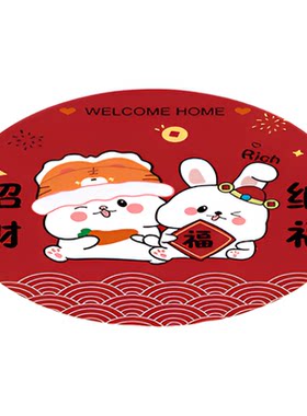 地面贴纸遮丑防水防滑耐磨整张地板贴画瓷砖补丁圆形广告贴自粘