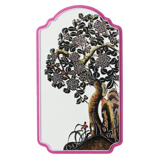 成都博物馆 皮影花重锦官城花卉冰箱贴 博物馆文创礼品成都纪念品