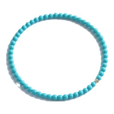 Charon绿松石国风小米珠手链女