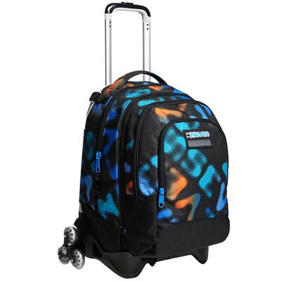 意大利7seven拉杆书包爬楼梯