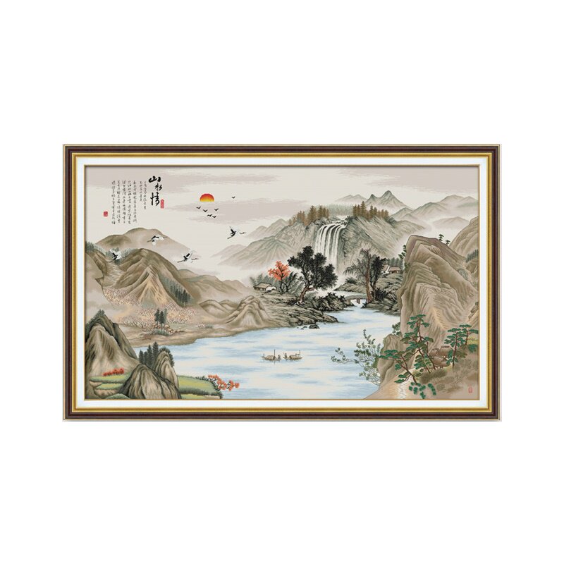 ks十字绣2021新款线绣流水生财