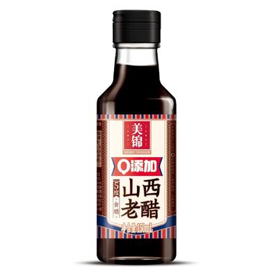 美锦山西老醋0防腐剂5度小瓶醋