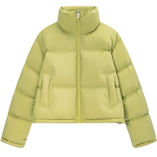 【90白鸭绒】Juicy Couture橘滋羽绒服女保暖立领短外套