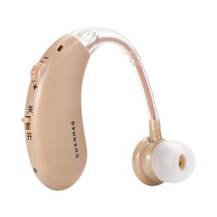 冠好耳背式助听器老人专用正品老年人耳聋耳背重度专用声音放大器