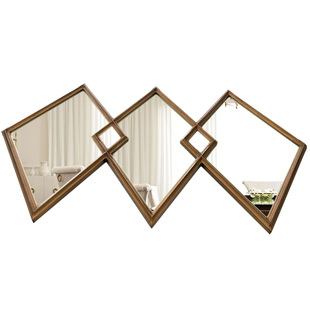 欧式壁挂艺术装饰镜沙发背景墙镜玄关壁炉餐厅门厅镜客厅壁饰镜