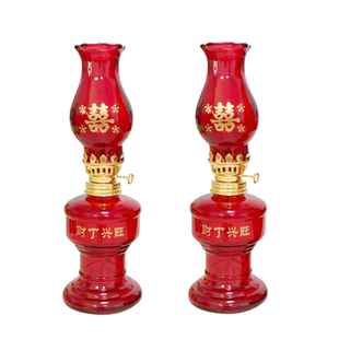 老式煤油灯结婚喜灯中式婚礼双喜财丁兴旺长明子孙灯乔迁新居婚庆