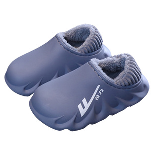 回力儿童棉拖鞋冬季家居家室内防水男童棉鞋女童防滑保暖宝宝拖鞋