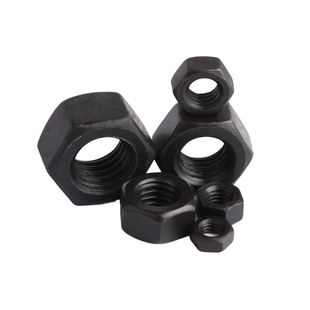 六角螺母1型发黑8级螺帽原GB6170六角螺母10级螺母12.9级高强度螺