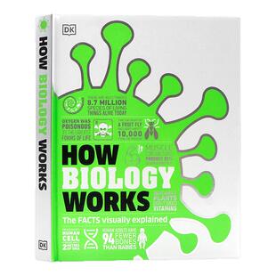 DK 生物学如何运作 How Biology Works 英文原版 生物学的工作原理揭开生命科学的神秘面纱DK经典科普百科书籍精装彩色