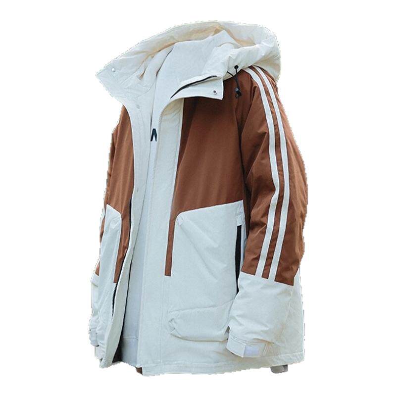 工装户外短款男士羽绒服鸭鸭潮