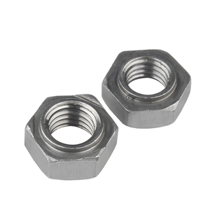 铁本色六角焊接螺母六角点焊螺帽无焊点螺母M4M5M6M10M12M14M16