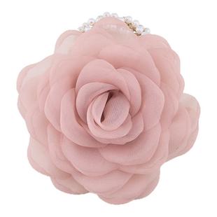 [赵露思同款]AJIDOU阿吉豆发饰粉色花朵发绳扎头发饰头绳珍珠发圈