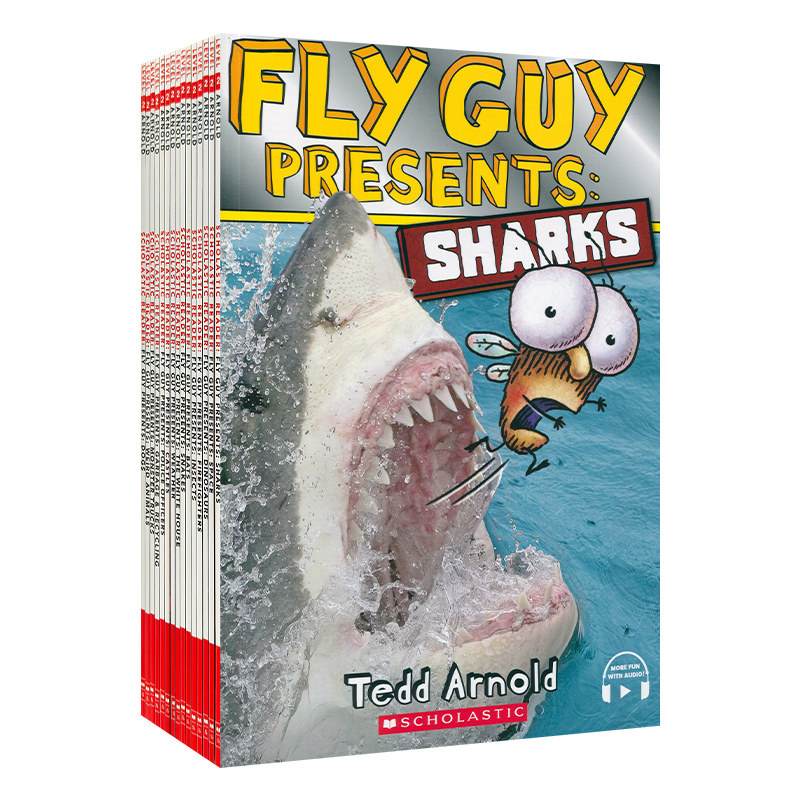 苍蝇小子真实百科15册英文原版Fly Guy Presents 英语阅读科普分级读物 小学生必看英文科普
