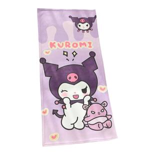 可爱磨毛毛巾美乐蒂库洛米长毛巾卡通周边动漫儿童家用吸水洗脸巾