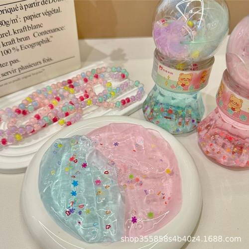 优奇文创款高透泥手不益智泡泡掉色起泡粘解压胶不厂家直销泥