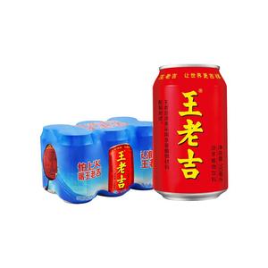 王老吉红罐凉茶植物饮料310ml*6罐装解腻解辣清凉小包装出游