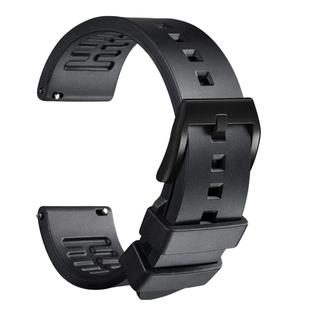 手表配件表带氟橡胶男士代用美度天梭华为精工西铁城20mm22mm表链