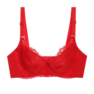 夏娃之秀内衣官方旗舰店正品硅胶厚小胸显大调整型聚拢透气文胸女