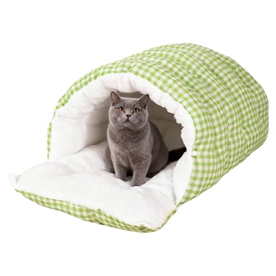 猫窝冬季保暖半封闭式可拆洗