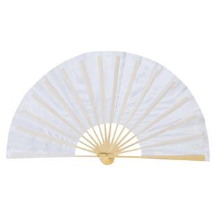 舞蹈扇子纸扇书生折扇双面古典舞中国风民间跳舞白色寸易开合专用