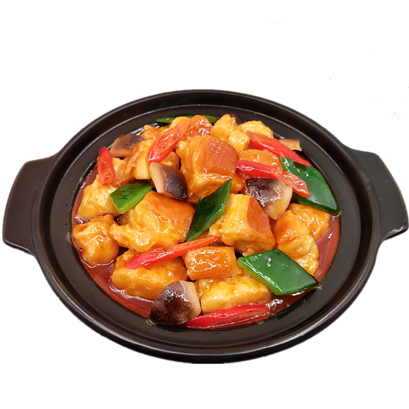 厂家直销仿真米线鸡肉煲仔饭模型
