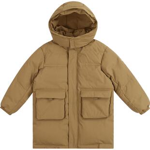 【防水】Cunyi纯一良品男童羽绒服秋冬新款中大童中长款保暖外套