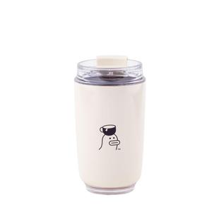 AKS COFFEE GAGA联名款保温杯随行杯女咖啡杯便携杯子不锈钢水杯