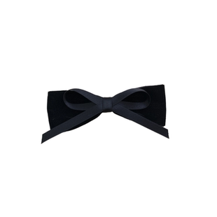 韩系氛围感~黑色丝绒发夹发饰集合点秋冬气质双边夹头饰发卡头饰