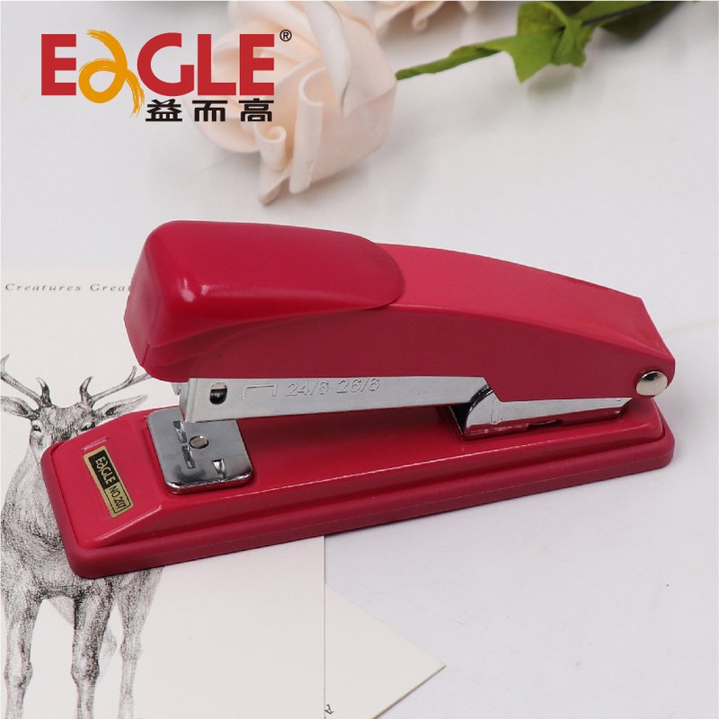 益而高办公文具207标准型财务器办公12小型订书机#订书学生单据