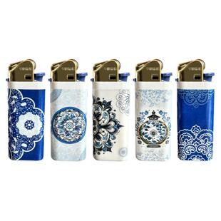 TOKAI日本东海一次性气体火机简约精致青花瓷明火砂轮打火机礼品