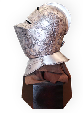 中世纪骑士头盔怀旧摆件餐厅桌面