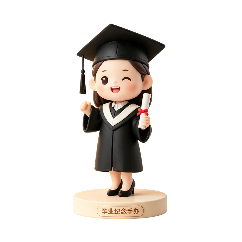 送同学朋友毕业礼物AI照片定制真人偶手办全彩3D打印盲盒闺蜜小众