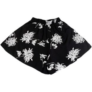 短裤女夏季甜美高腰外穿垂感显瘦阔腿裤裙裤热裤海边度假沙滩裤子