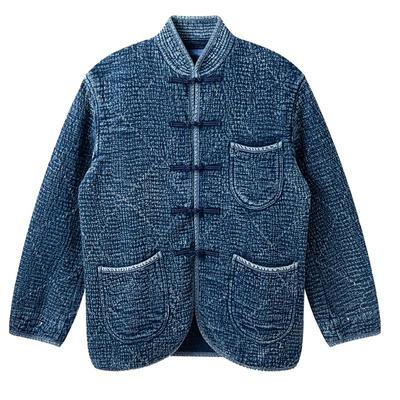 秋冬中式夹克全棉刺子外套