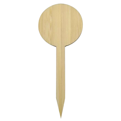 插牌多肉植物标签景观外贸竹制