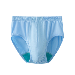 ab内裤男纯棉丝光中老年男士内裤大码高腰抗菌三角内裤男宽松1922