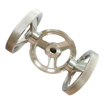 304不锈钢手轮滚花防滑304手轮