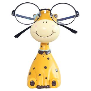 动物庄园眼镜架摆件桌面搁架收纳置物架展示架可爱小鹿装饰品礼物