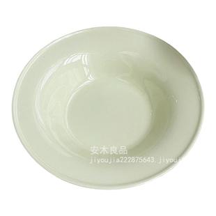 安木良品 外贸出口 韩国ins风轻奢奶油色系陶瓷餐具花苞碗草帽盘