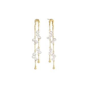 Amber Lollipop珍珠耳环女流苏耳坠长款耳饰独特高级感s925银耳钉