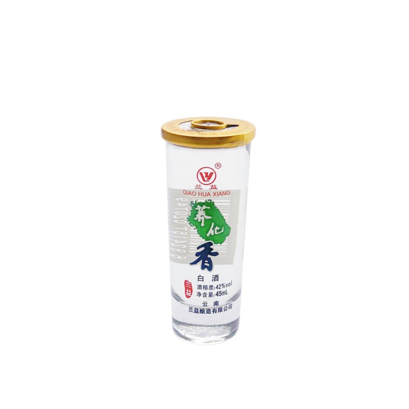 兰益荞化香白酒清香型小杯酒