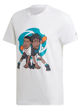 Adidas/阿迪达斯正品当季新品男子篮球罗斯运动休闲T恤DX6949