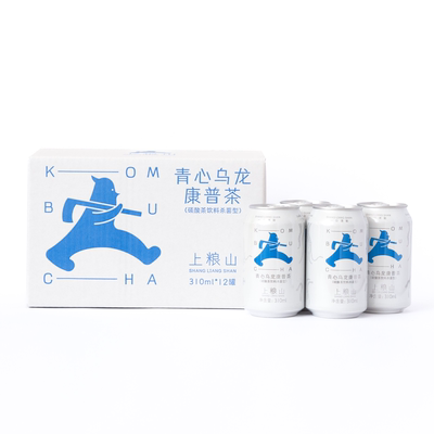 上粮山青心乌龙康普茶碳酸茶20罐