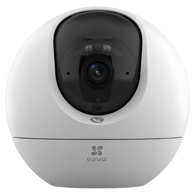 萤石C6C精灵球室内无线摄像头家用摄影头WIFI远程手机监控摄像机高清360度家庭室内宠物婴儿监控器智能录像机