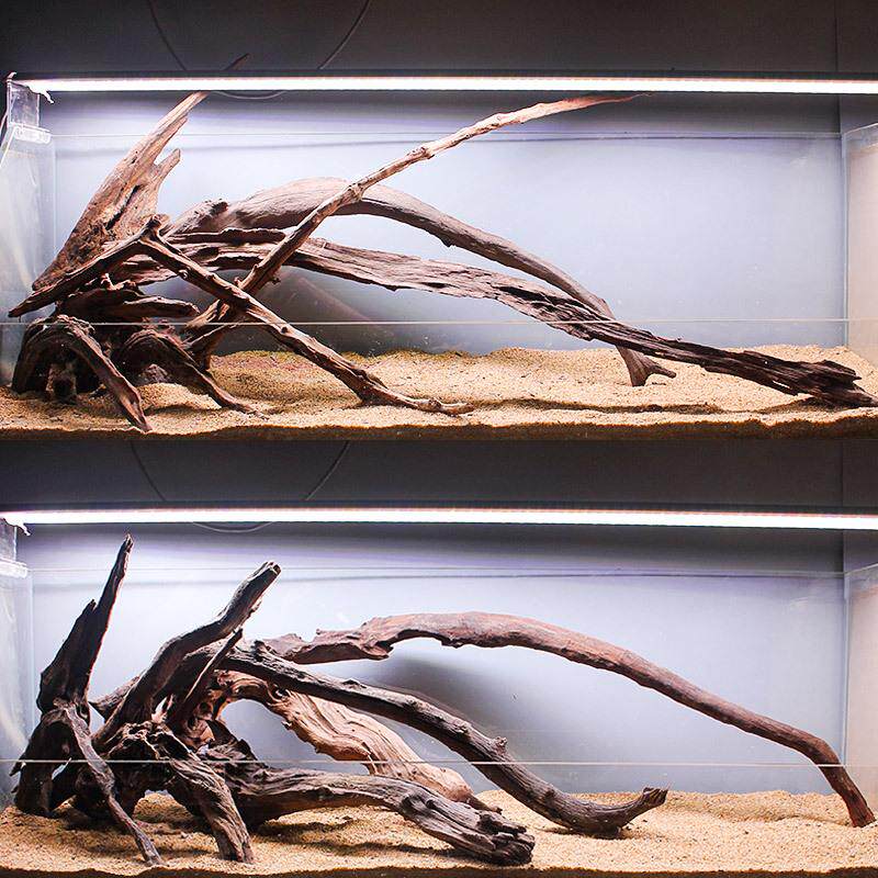 南美缸造景沉木全套餐大型树枝木头枝条飘枝生态原生鱼缸骨架成品