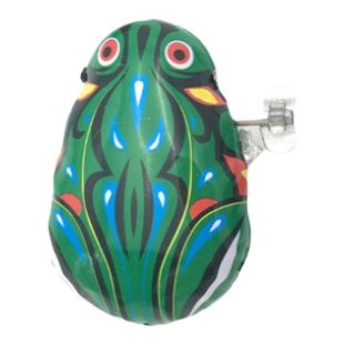 批铁皮青蛙经典80年代怀旧发条玩具摆地摊扫码活动义乌2元小商品