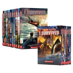 幸存者系列22册套装 英文原版 I Survived 1-22册 灾难历史小说故事求生指南 儿童进阶全英语故事章节桥梁书 Scholastic 学乐出版