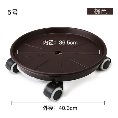 加厚移动花盆托盘带轮花盆底座花盆底盘抽屉盒塑料花盆拖带接水盒