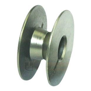 平面带槽铝梭心652人字车线心20U绣花机梭芯白色卡槽绗缝机线芯