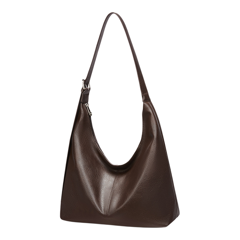 星期六大容量包包女式2025秋冬新款通勤软皮单肩斜挎托特包高级感